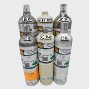 Calibration Gas for RAE Systems MultiRAE Lite 4 Gas Monitor (CO,H2S,LEL,O2)